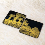 Coasters, Set of 2, Through the Looking Glass (Qua x ART:DIS) - Qua | Distinctive Gifts