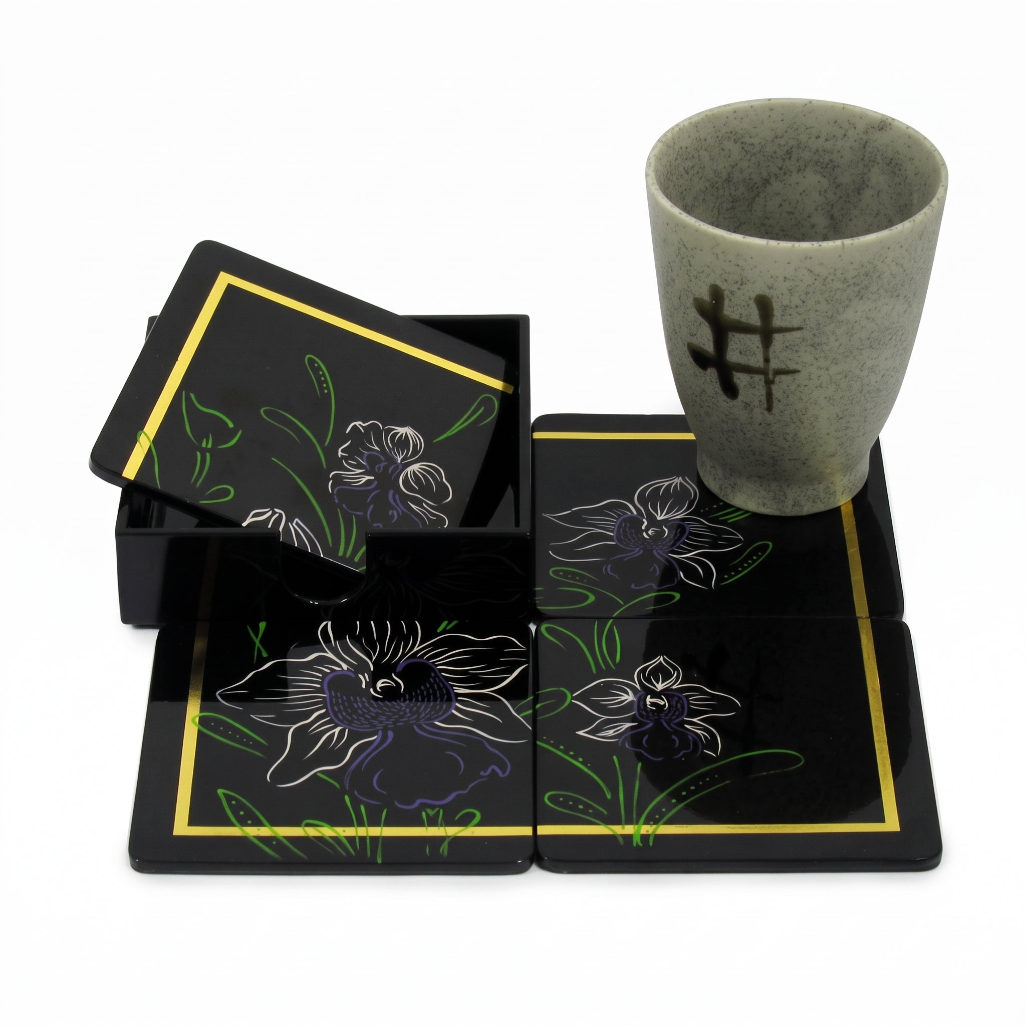 Coaster Set of 4 - Vanda Miss Joaquim - Qua | Distinctive Gifts