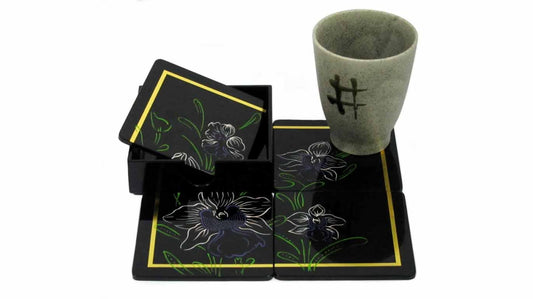 Coasters, Set of 4, Vanda Miss Joaquim - Qua | Distinctive Gifts