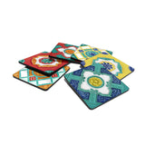 Coasters, Set of 6, Ivory Nyonya - Qua | Distinctive Gifts