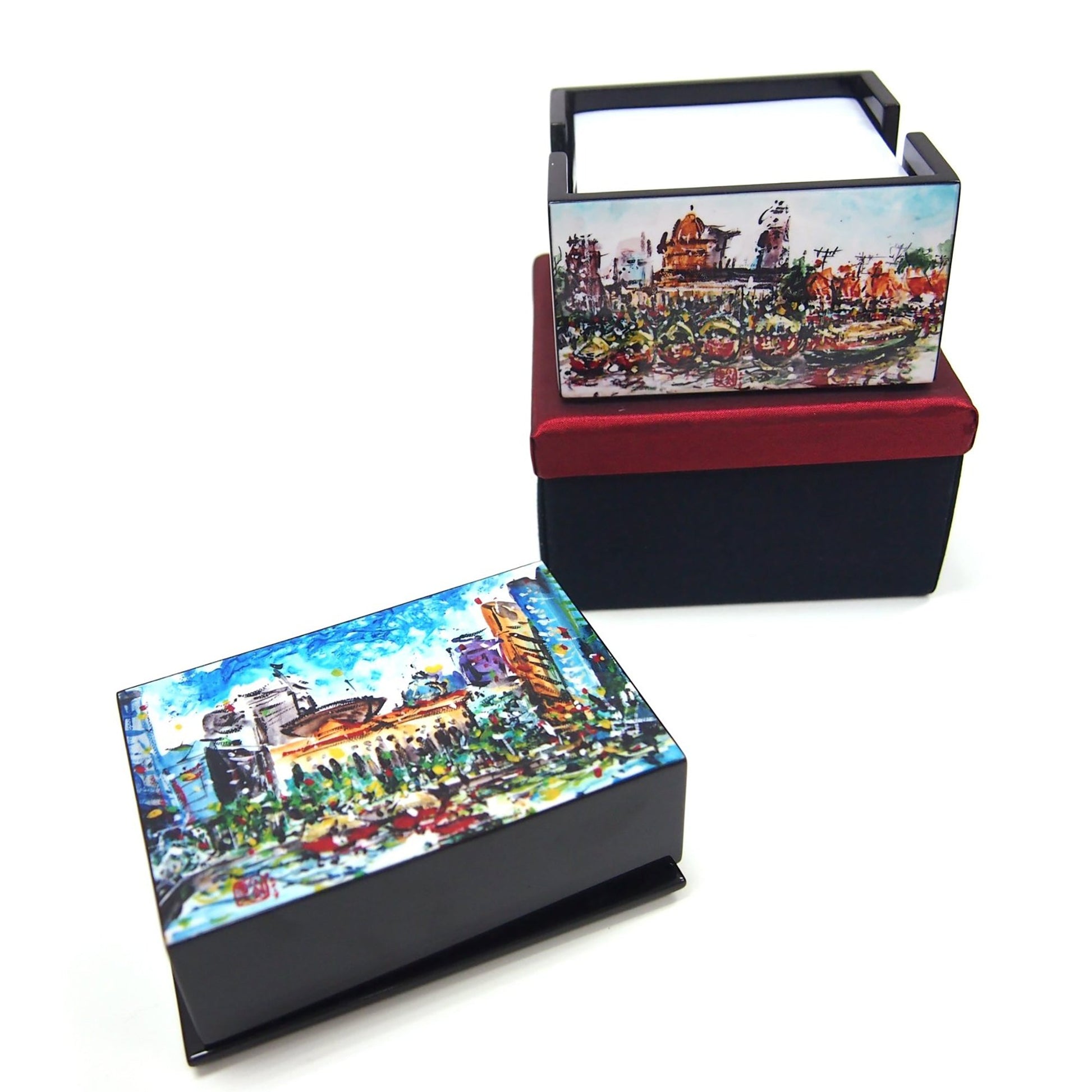 Desk Set (S), Singapore City (Qua x ART:DIS) - Qua | Distinctive Gifts