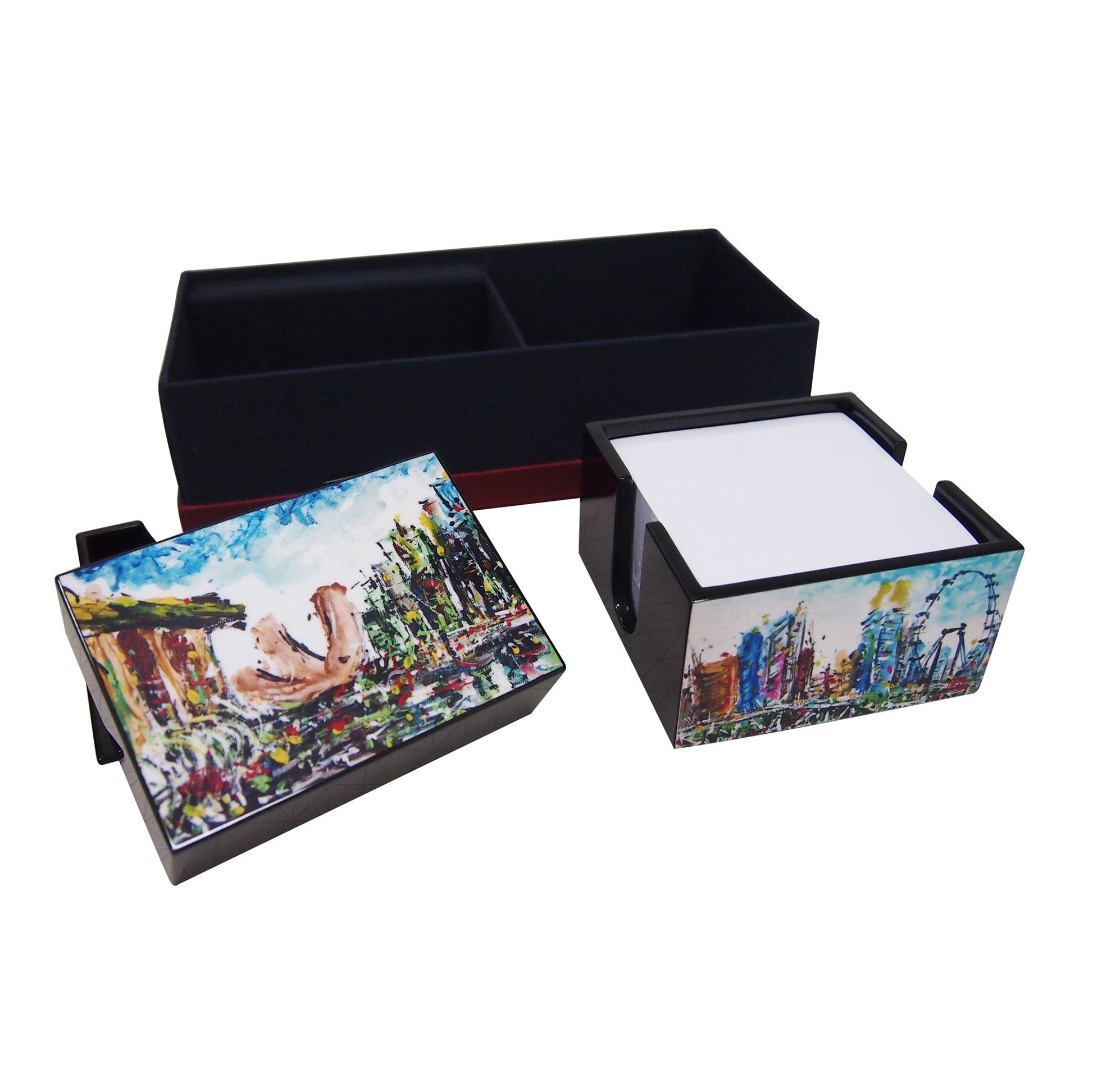 Desk Set (S), Singapore City (Qua x ART:DIS) - Qua | Distinctive Gifts