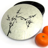 Eight Treasures Box, Round(S), Cherry Blossom - Qua | Distinctive Gifts