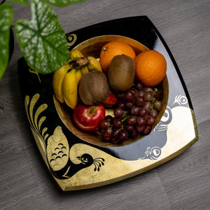 Fruit Bowl, The Golden Peacock - Qua | Distinctive Gifts