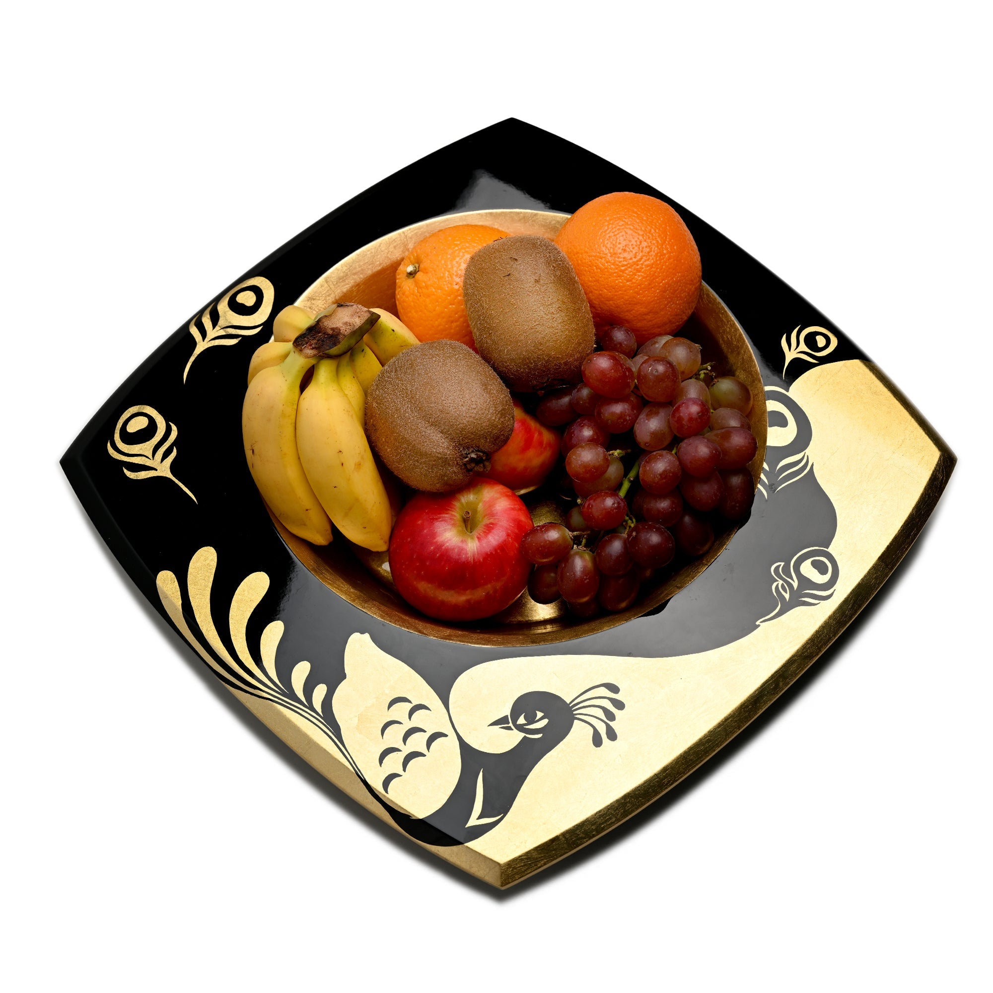 Fruit Bowl, The Golden Peacock - Qua | Distinctive Gifts