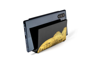 Letter / Mobile Phone Holder, Through the Looking Glass (Qua x ART:DIS)-Black - Qua | Distinctive Gifts