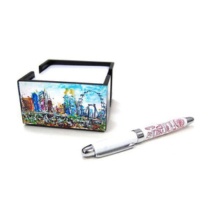 Notelet Holder, ART:DIS (Singapore Flyer) - Qua | Distinctive Gifts