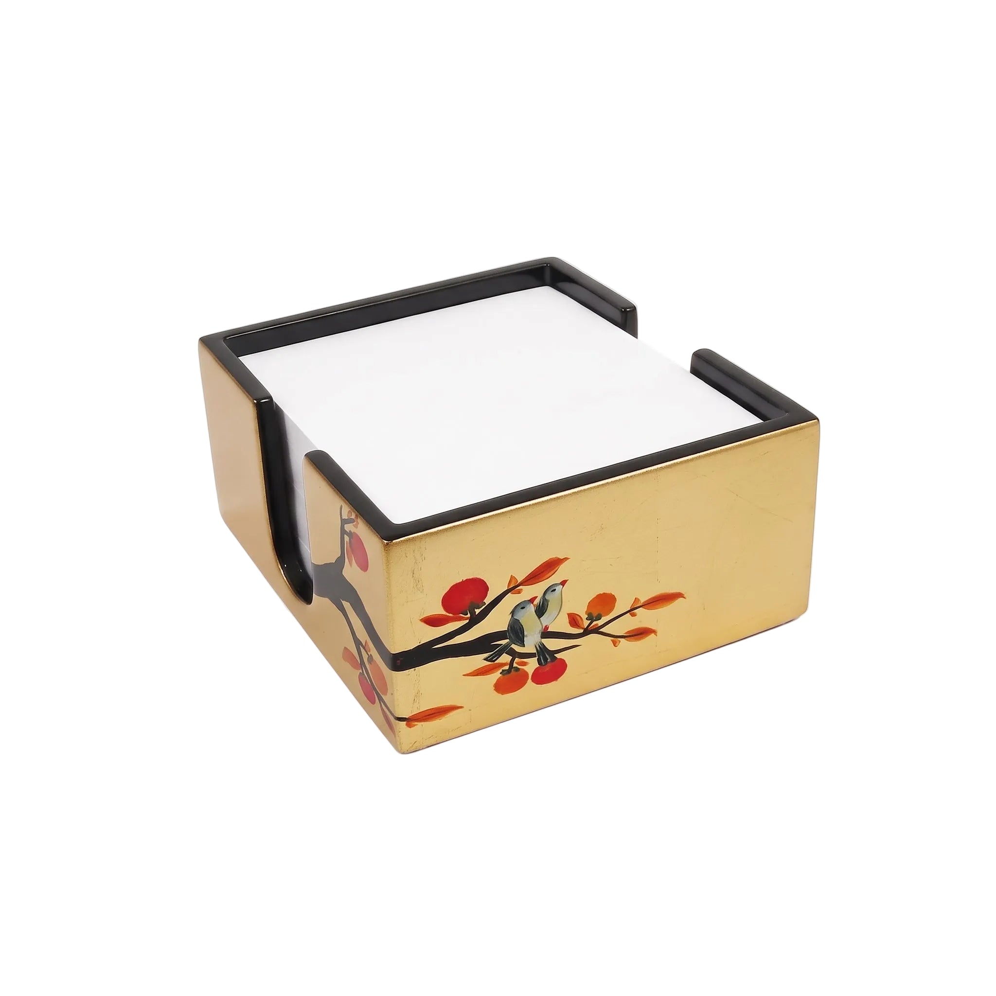 Notelet Holder - Persimmons & Birds - Qua | Distinctive Gifts