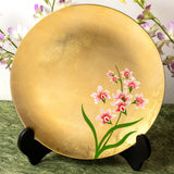 Display Plate with Stand - Orchid