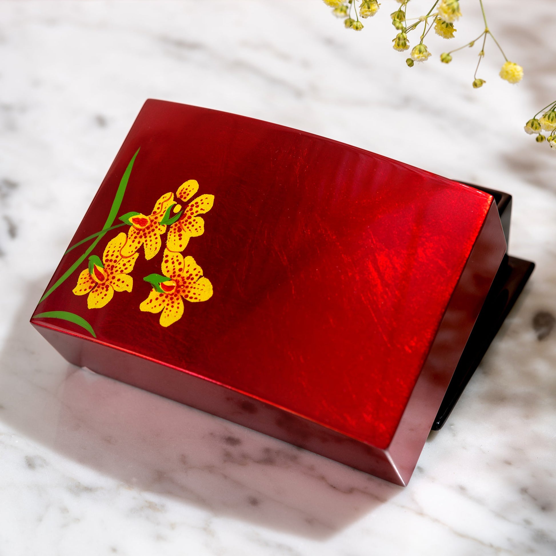 Business Card Box, Orchid