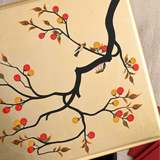 Snack/Tea Box - Persimmons & Birds