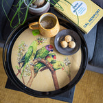 Serving Tray (Round), Pathlight Artist Showcase (Artwork by Selena Seow - Birds) - Qua | Distinctive Gifts