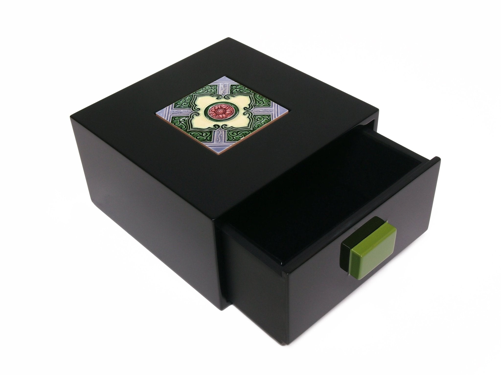 Treasure Box, Peranakan (Red Peony) - Qua | Distinctive Gifts