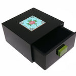 Treasure Box, Peranakan (Red Rose) - Qua | Distinctive Gifts