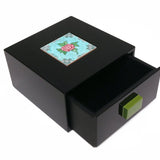 Treasure Box, Peranakan (Red Rose) - Qua | Distinctive Gifts