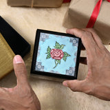 Trinket Box, Peranakan (Red Rose) - Qua | Distinctive Gifts