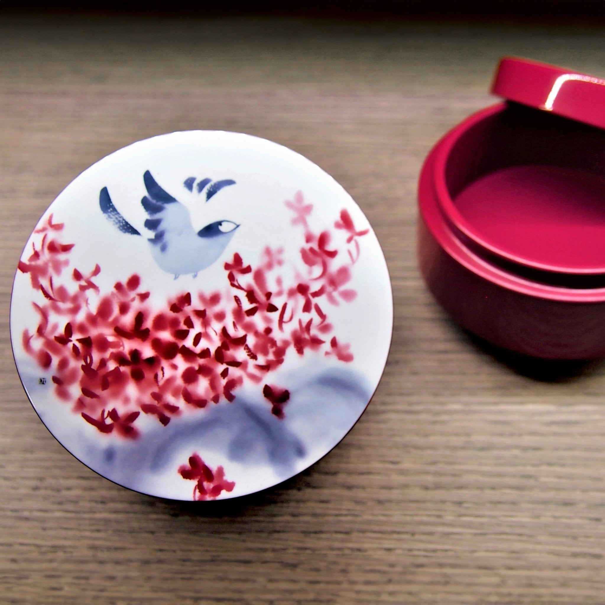Trinket Box (Round), Joy (Ixora) - Qua | Distinctive Gifts