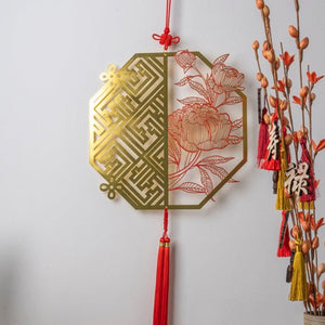 Wall Hanging, Blossoms of Wealth - Qua | Distinctive Gifts