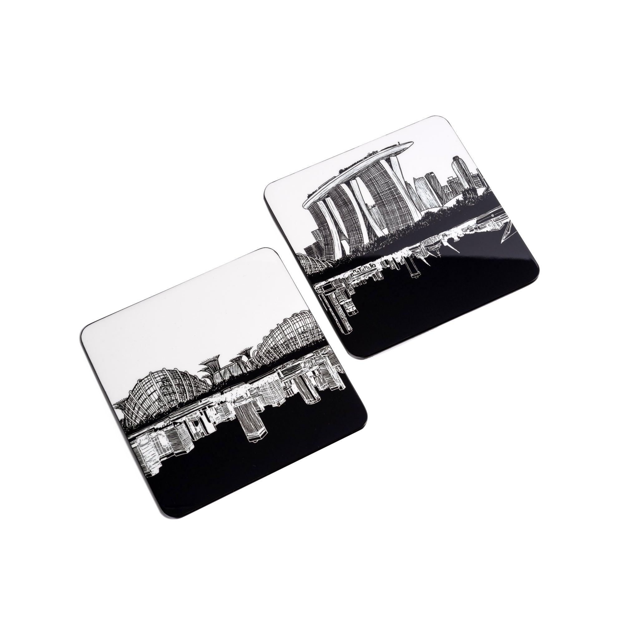 Coasters, Set of 2, River Tales (Qua x ART:DIS) - Qua | Distinctive Gifts