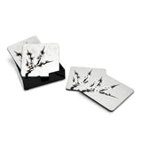 Coasters, Set of 4, Cherry Blossom - Qua | Distinctive Gifts