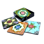 Coasters, Set of 4, Peranakan - Qua | Distinctive Gifts