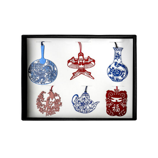 Oriental Hangings/Bookmarks, Chinoserie (Classics) - set of 6 - Qua | Distinctive Gifts