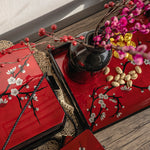 Rectangle Serving Tray, Cherry Blossom - Qua | Distinctive Gifts