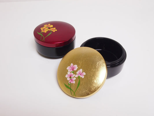 Round Trinket Box, Orchid - Qua | Distinctive Gifts