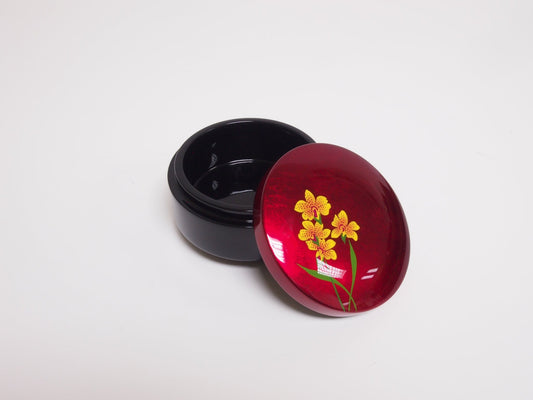 Round Trinket Box, Orchid - Qua | Distinctive Gifts