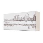 Tea Box with 3 compartments, River Tales (Qua x ART:DIS) - Qua | Distinctive Gifts