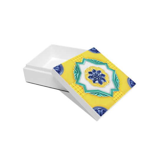 Trinket Box (Blue Lily), Ivory Nyonya - Qua | Distinctive Gifts