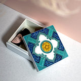 Trinket Box (Yellow Peony), Ivory Nyonya - Qua | Distinctive Gifts