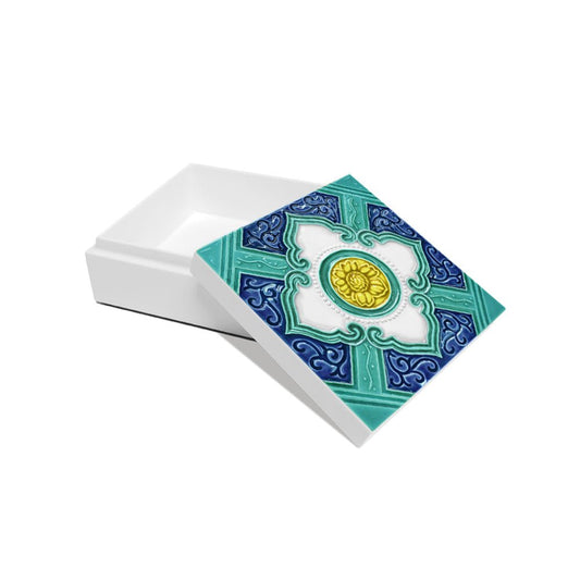 Trinket Box (Yellow Peony), Ivory Nyonya - Qua | Distinctive Gifts