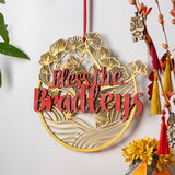 Wall Hanging, Ginkgo Customisation (Gold) - Qua | Distinctive Gifts